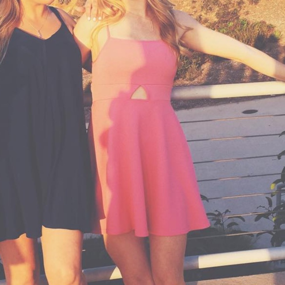 Pink urban outfitters skater dress